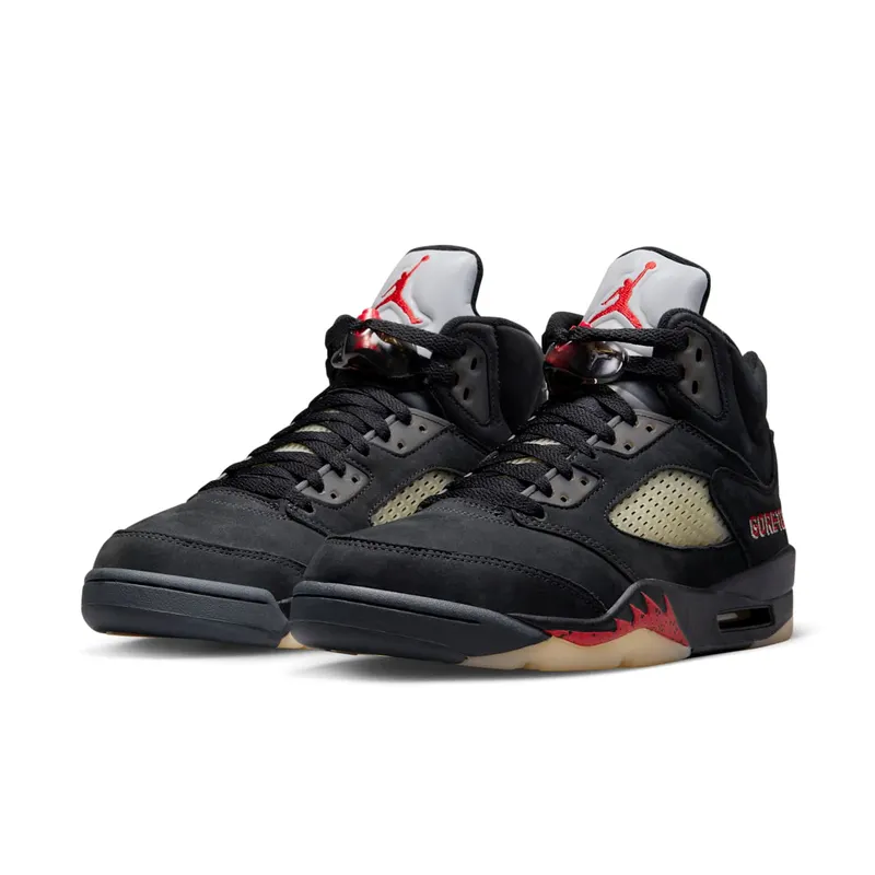 Air Jordan 5 Retro GTX Off-Noir/Black/Muslin/Fire Red (DR0092-001)