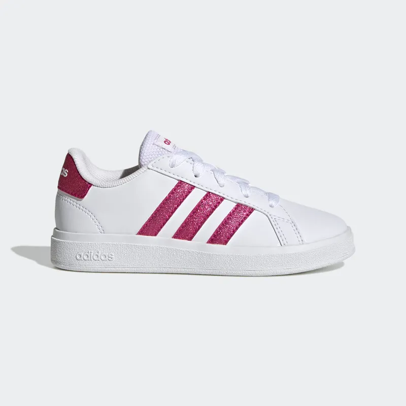 Adidas Grand Court Lifestyle Tennis Lace-Up Cloud White / Team Real Magenta / Cloud White (GY4764)