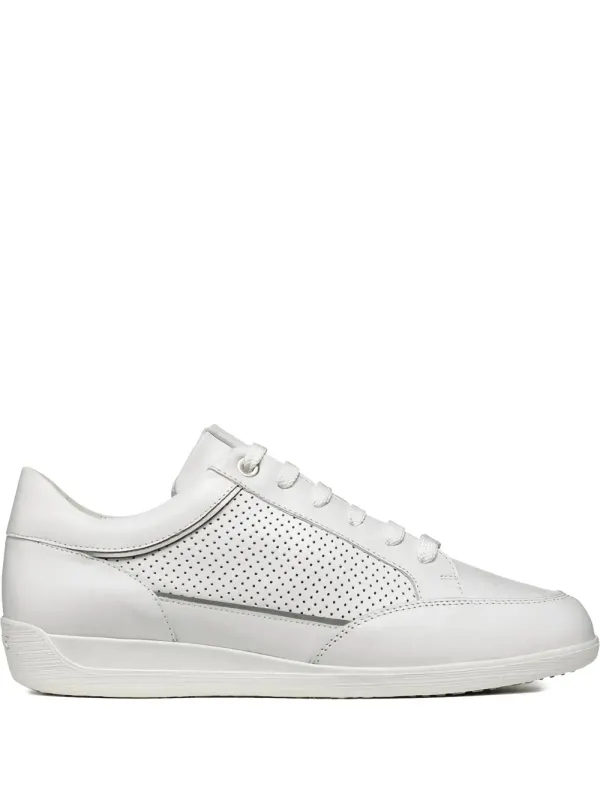 Geox Myria geperforeerde leren – White (D4568C00085C1000)