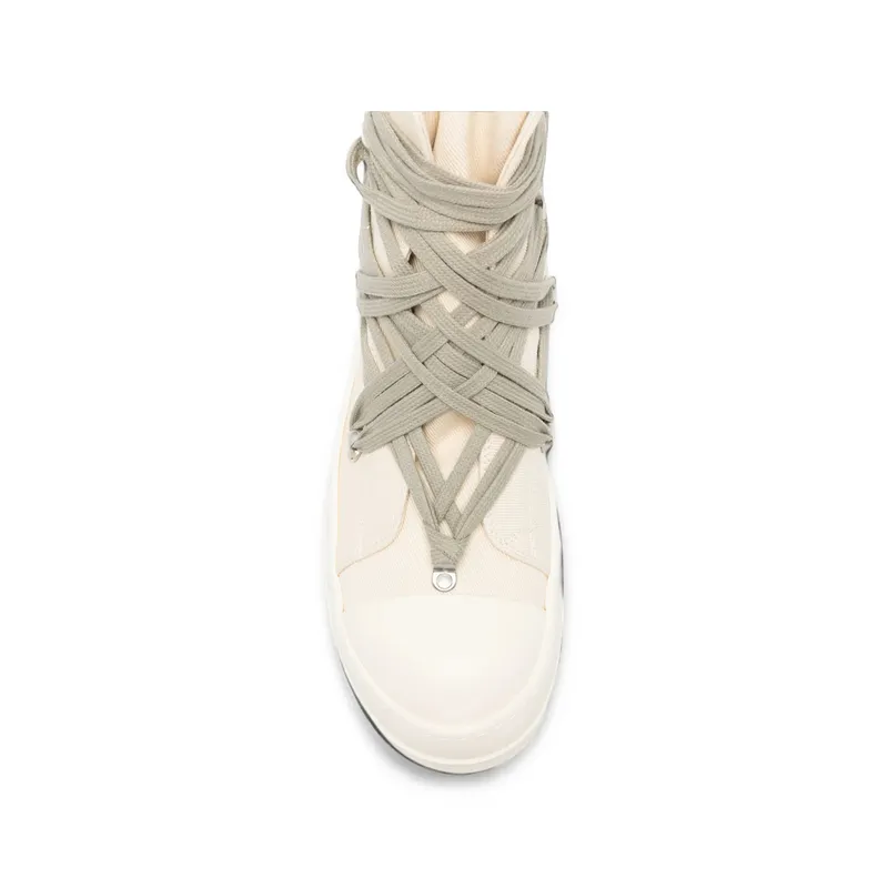 Rick Owens Drkshdw Megalace Pentagram Lace-up “Neutrals” (DU02F6809 DOW1 1111)