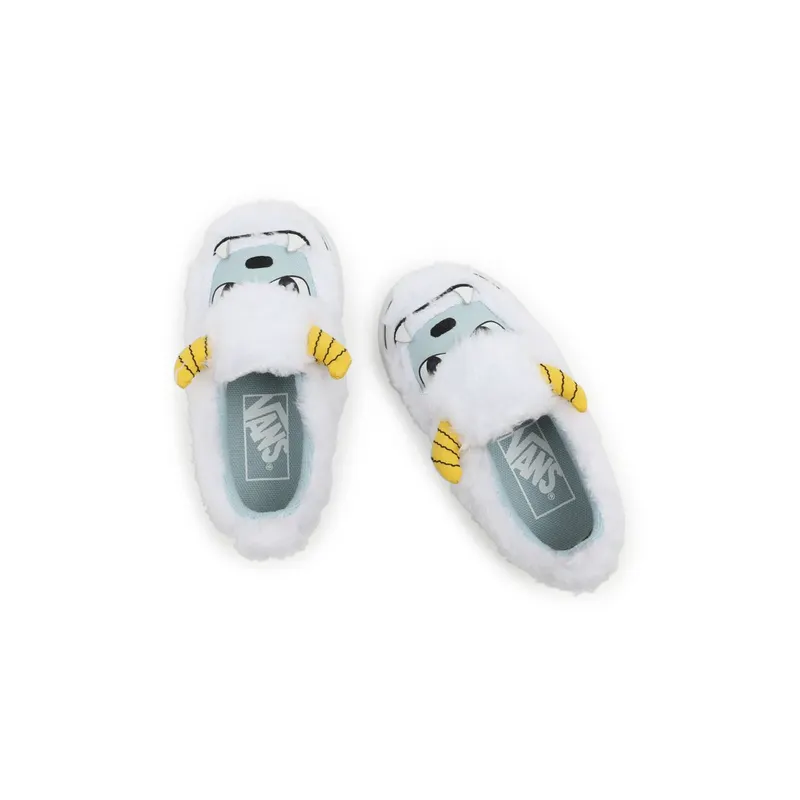 VANS Slip-on Yeti Velcro Toddler Shoes White (VN0A5KXO8CG)