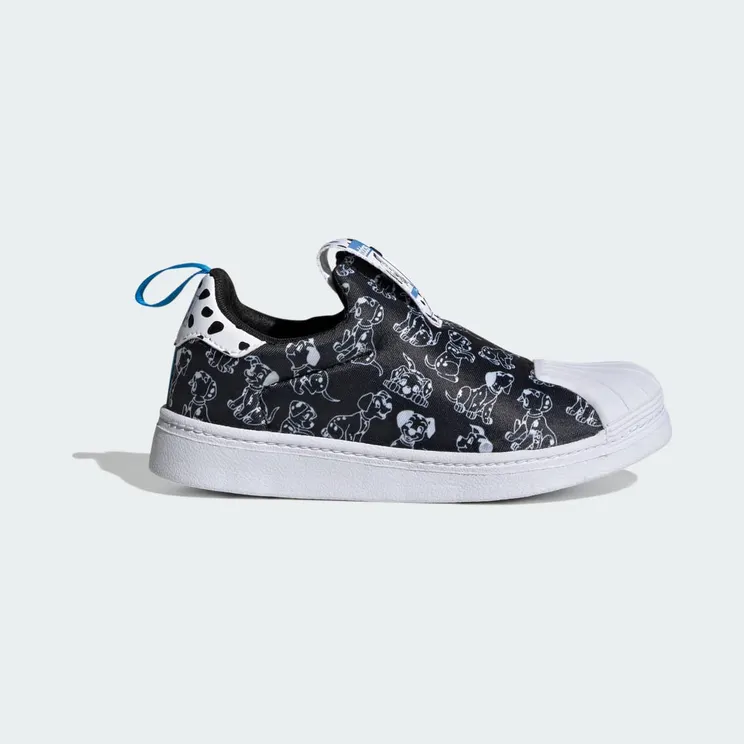 adidas Originals x Disney 101 Dalmatiërs Superstar 360 Kids Core Black / Cloud White / Bright Blue (ID9710)