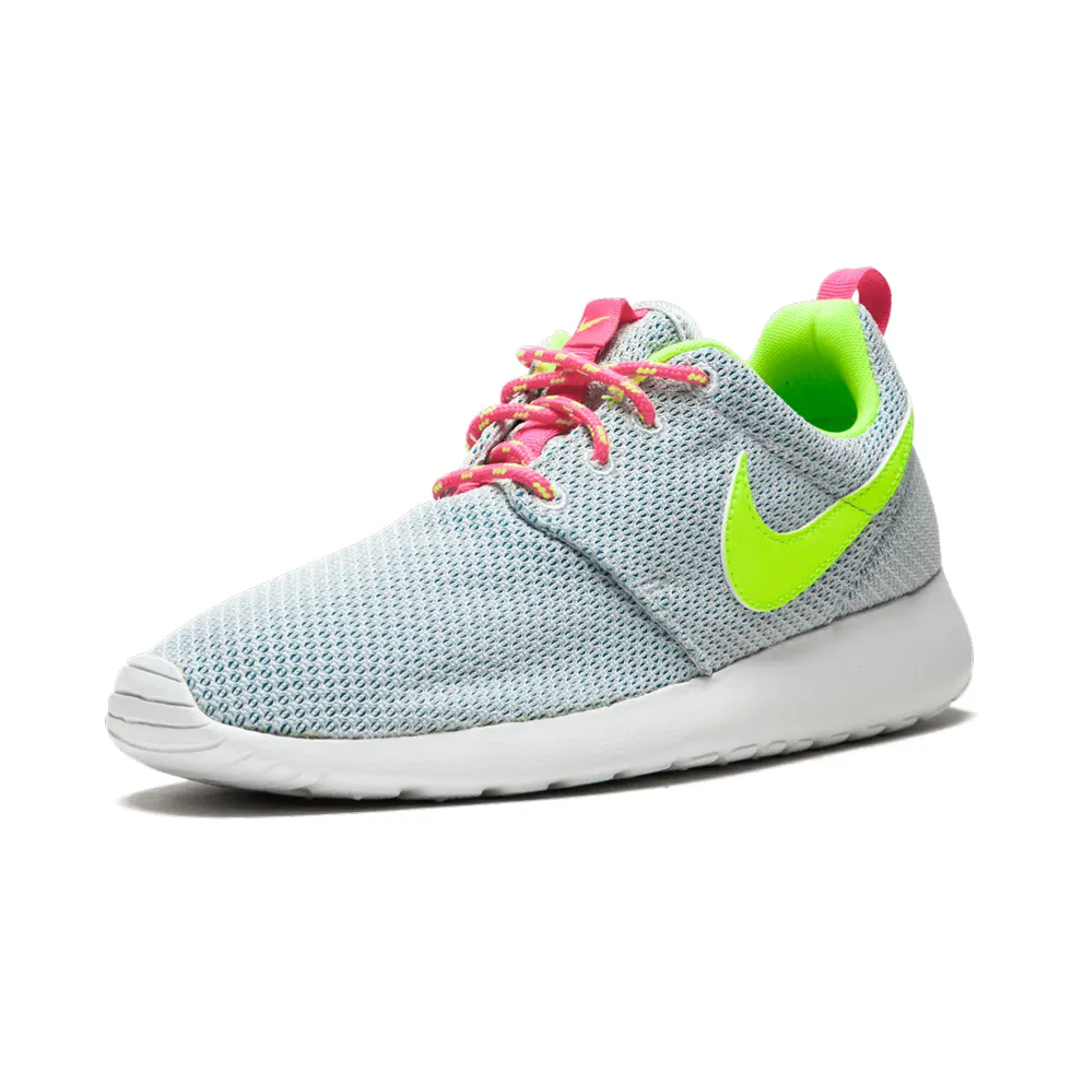 Nike Rosherun (GS) “Pure Platinum Volt Pink” (599729-008)