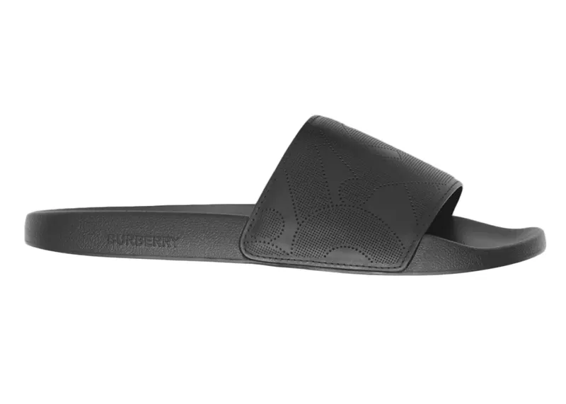 Burberry Embossed Logo Slides Black (80453011)