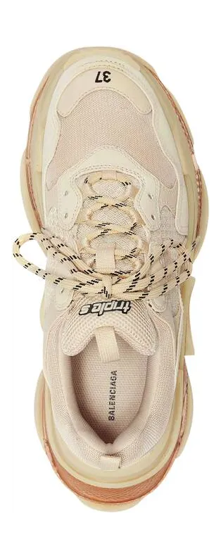 Balenciaga Triple S Clear Sole Beige (W) (544351W2GA19710) (5)