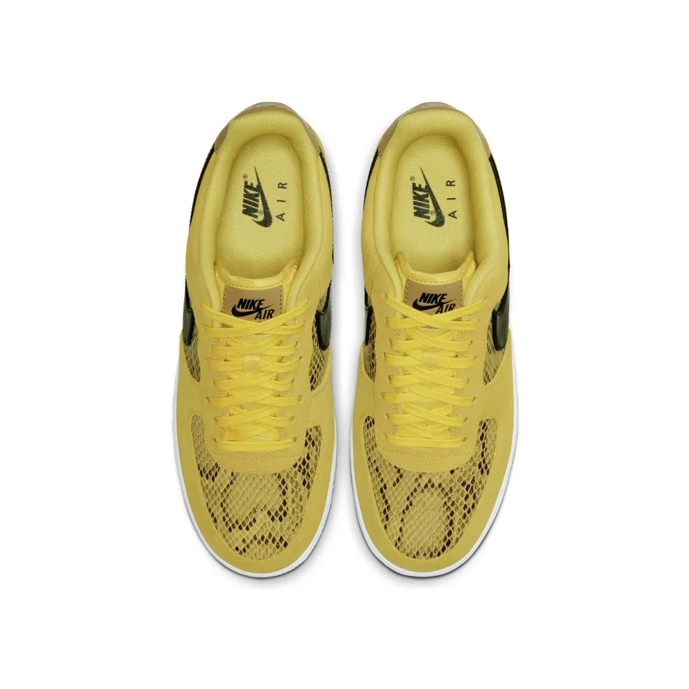 Nike Air Force 1 Low Yellow Snakeskin Yellow/Black-White (BQ4424-700)