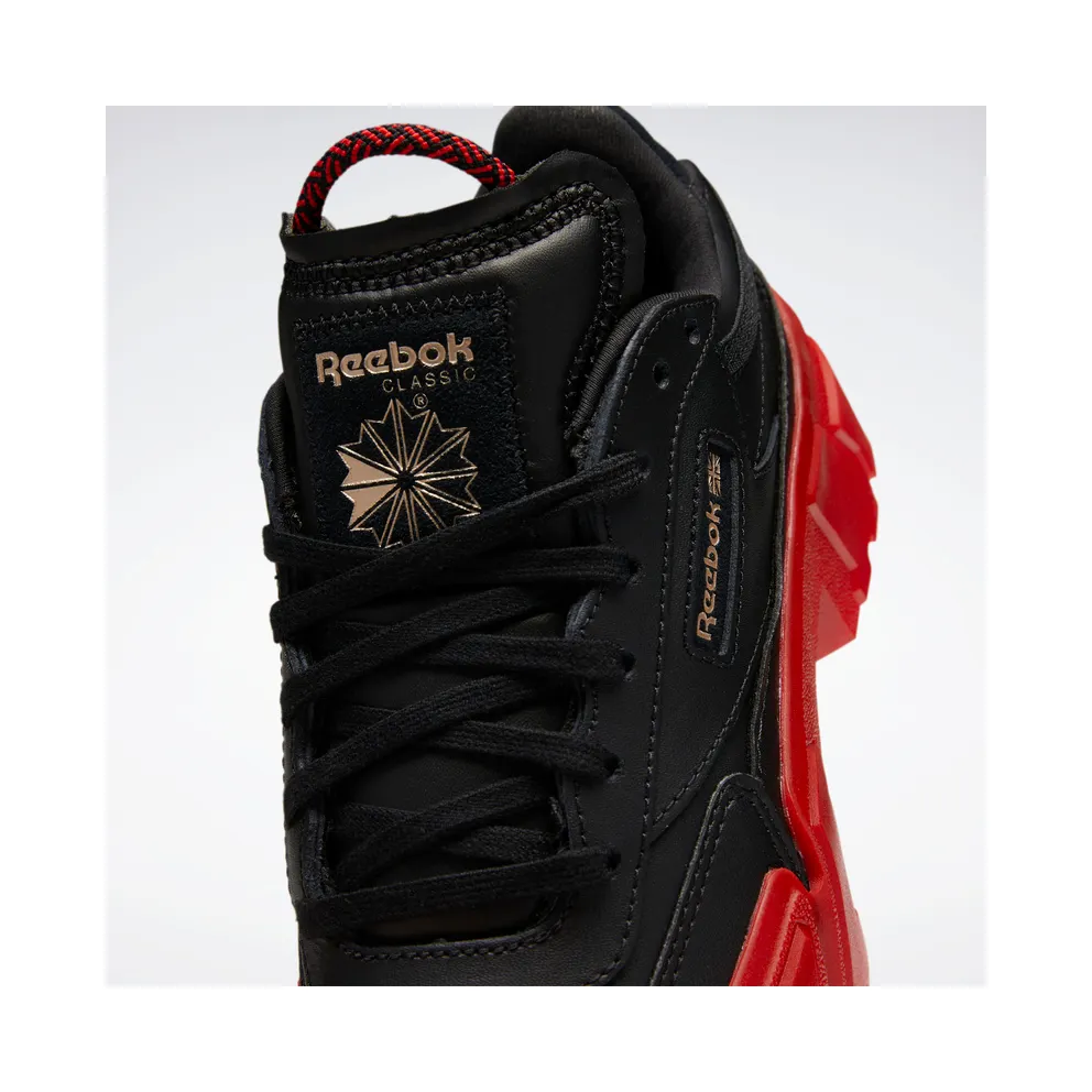 Reebok Cardi B Club C Shoes Core Black / Vector Red / Rose Gold