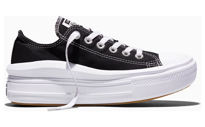 Converse Canvas Color Chuck Taylor All Star Move Black/White/White