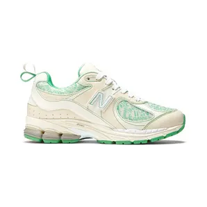 New Balance 2002R GANNI Turtledove – “Cream / Green” (M2002RGC)