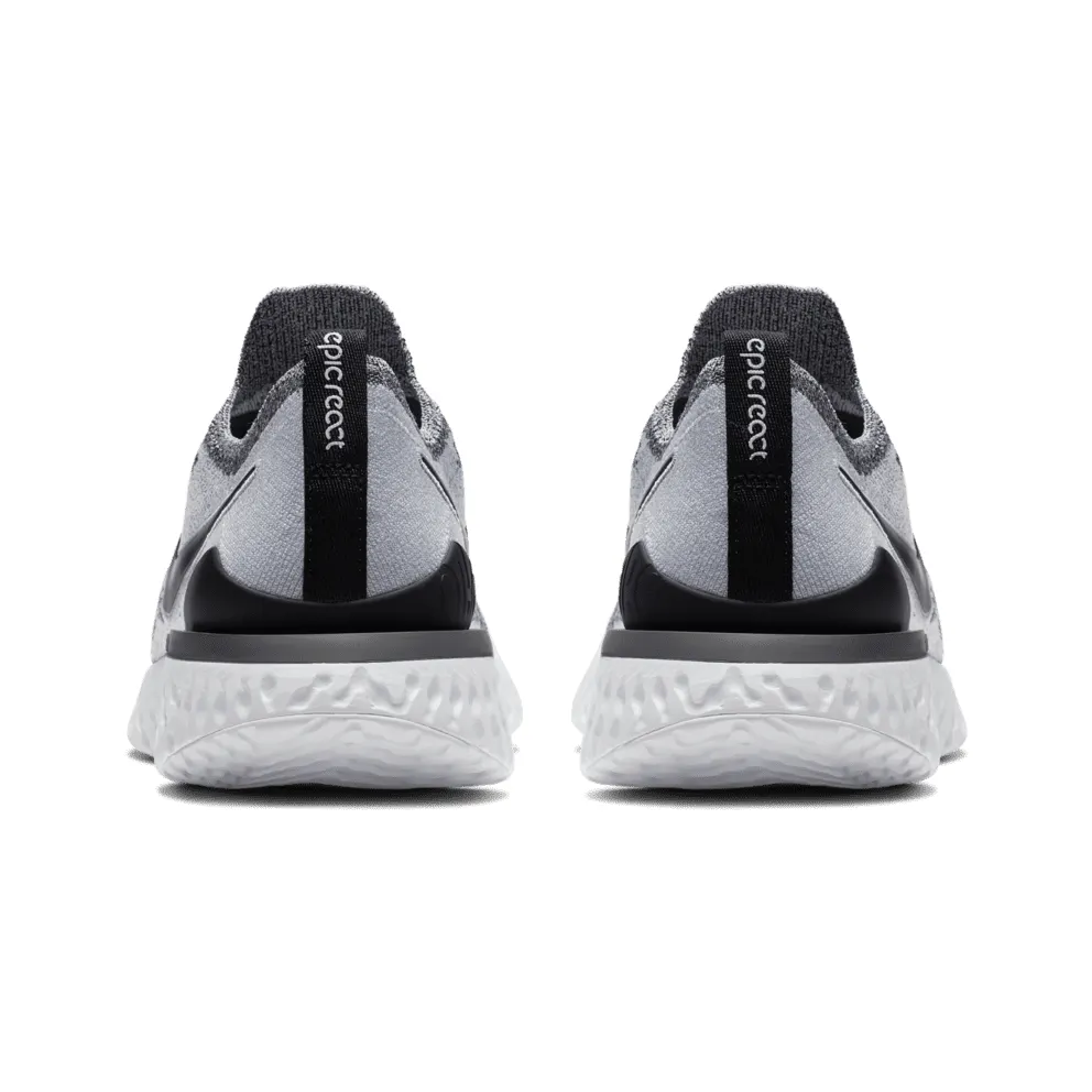 Nike Epic React Flyknit 2 White Pure Platinum (W) White/Pure Platinum/Black (BQ8927-102)