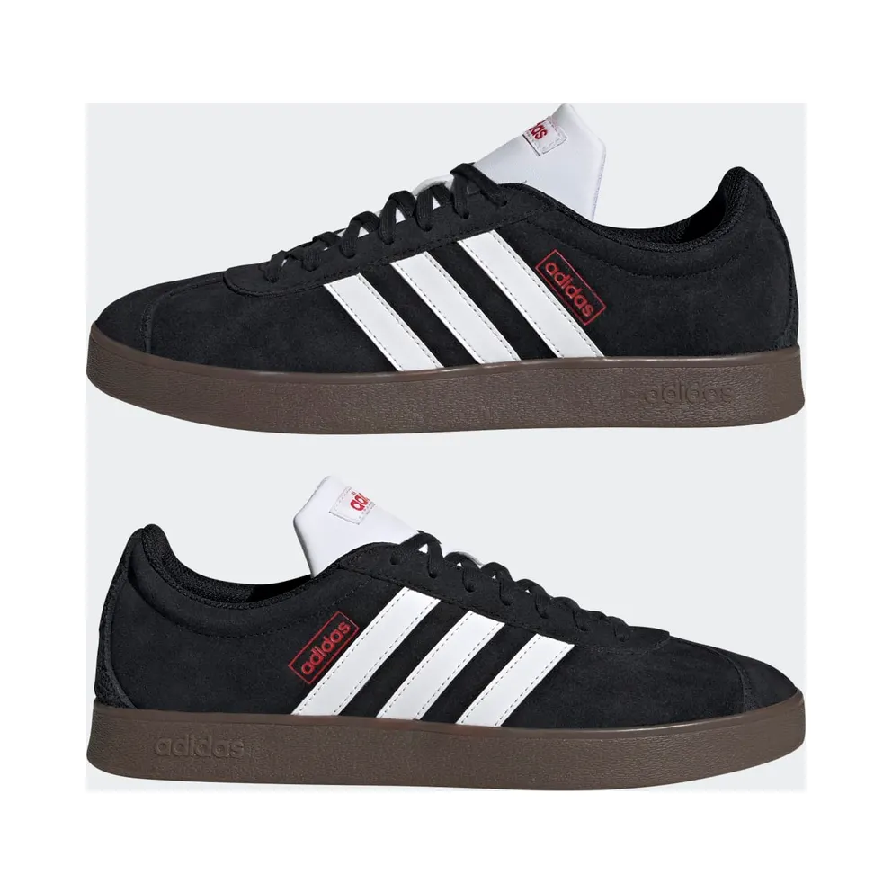 Adidas VL Court 2.0 Core Black / Cloud White / Better Scarlet (HQ1801)