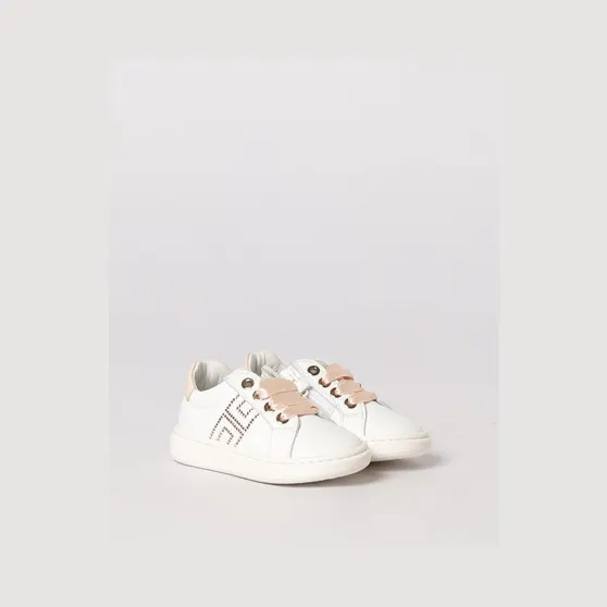 Elisabetta Franchi Leather Sneakers White (F1A9E04900092B078)