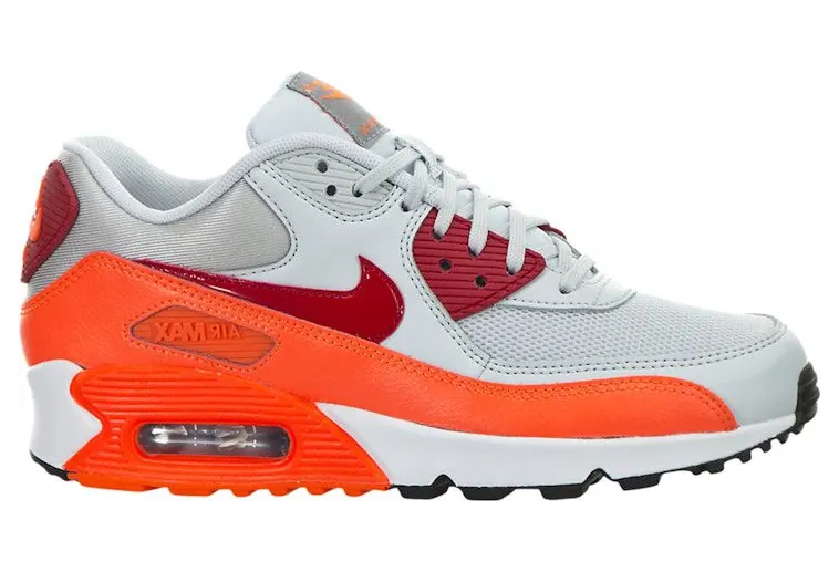 Nike Air Max 90 Essential Pure Platinum Total Crimson (616730-028)