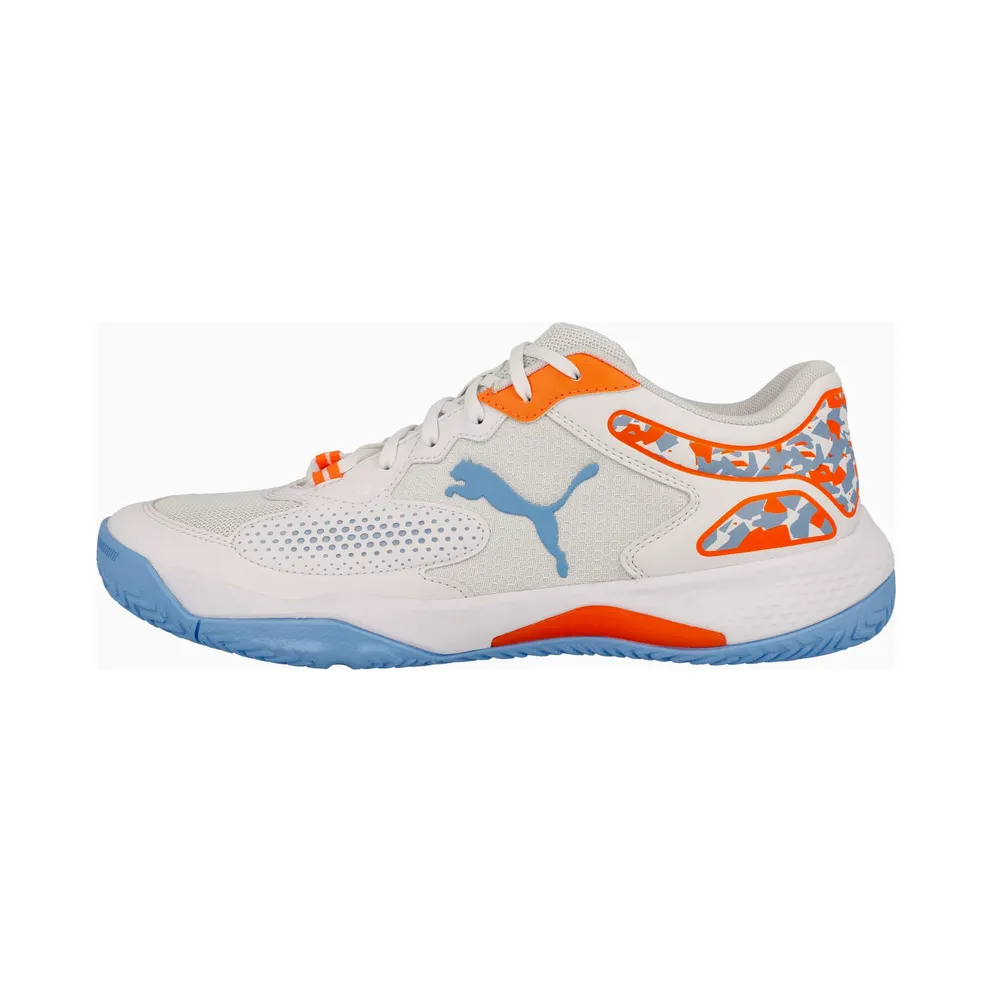 Puma Solarcourt RCT Padel Shoes White/Blue/Black (107296-02)