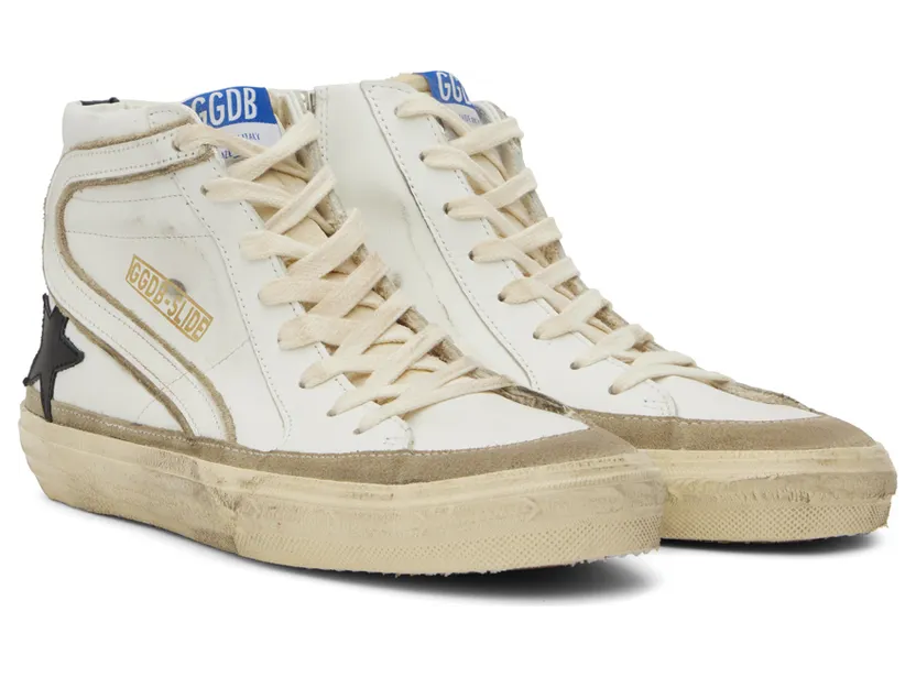 Golden Goose White Slide High-Top Sneakers (GWF00369.F003259.11198) (4)
