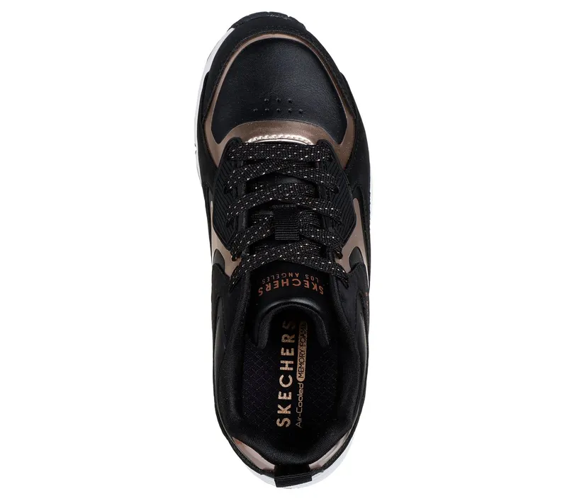Skechers UNO Gen1 – Color Surge Sneaker Black/Roos Gold