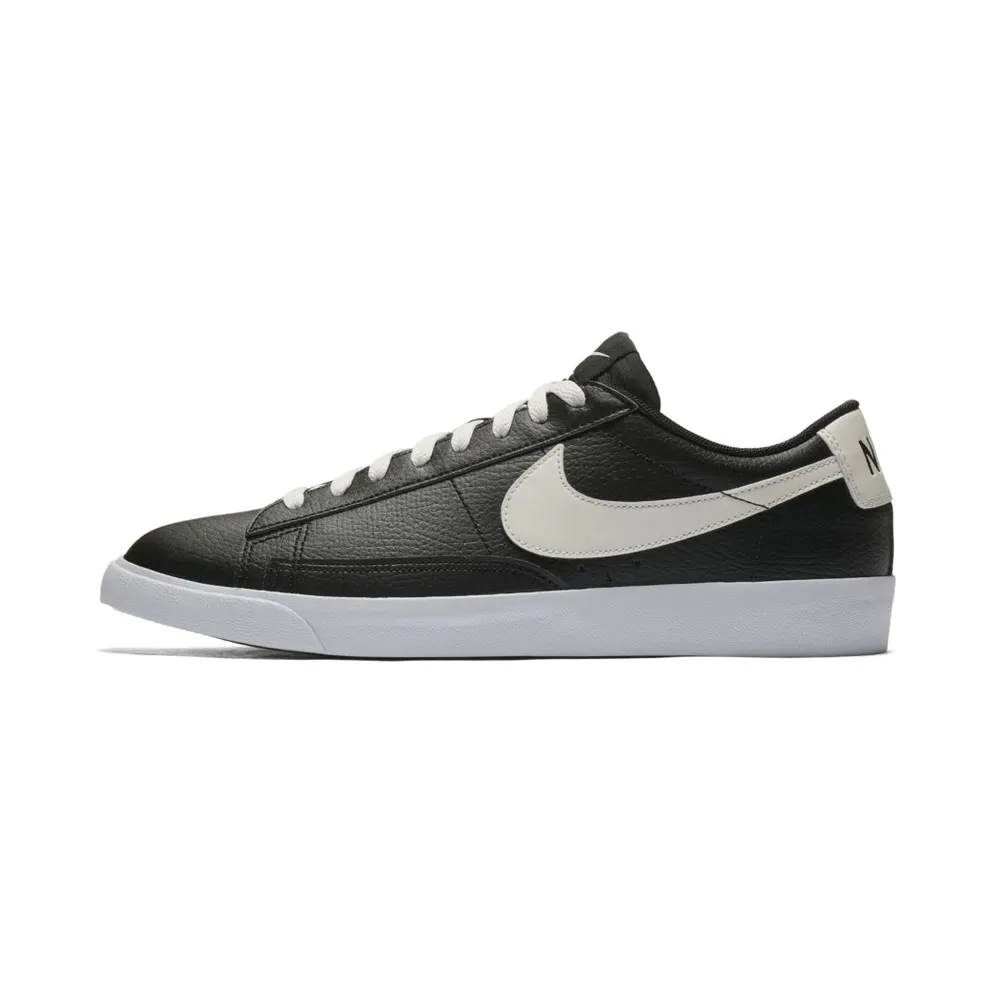 Nike Blazer Low Leather Black Sail Black/Sail-Gum Medium Brown (AJ9515-001)