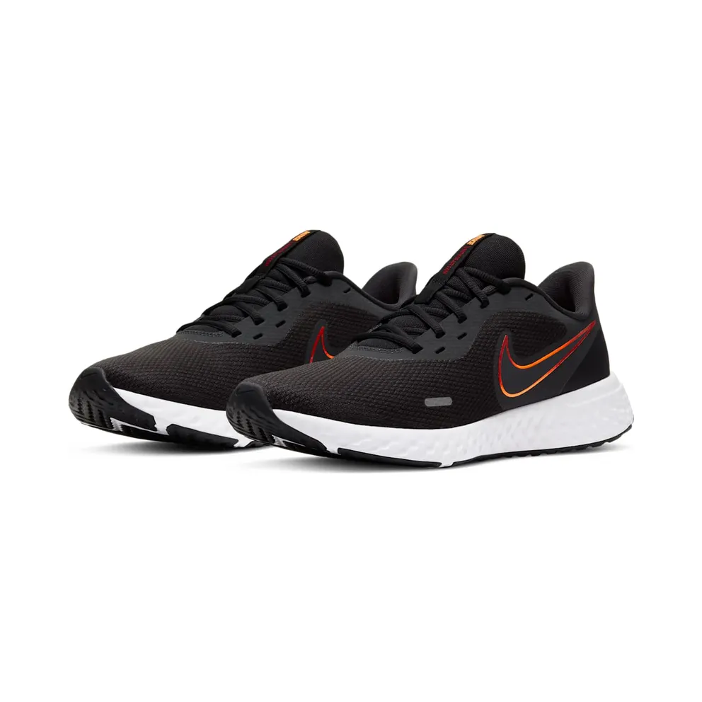 Nike Revolution 5 “Black / Total Orange / Gym Red / Dark Smoke Grey” (BQ3204-014)