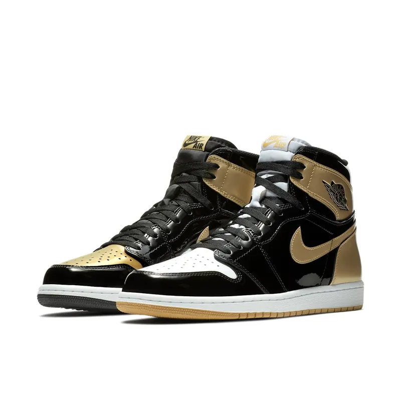 Jordan 1 Retro High Gold Top 3 Black/Black-Metallic Gold (861428-001)