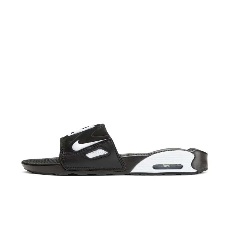 Nike Air Max 90 Slide Black White (W) Black/White (CT5241-002)