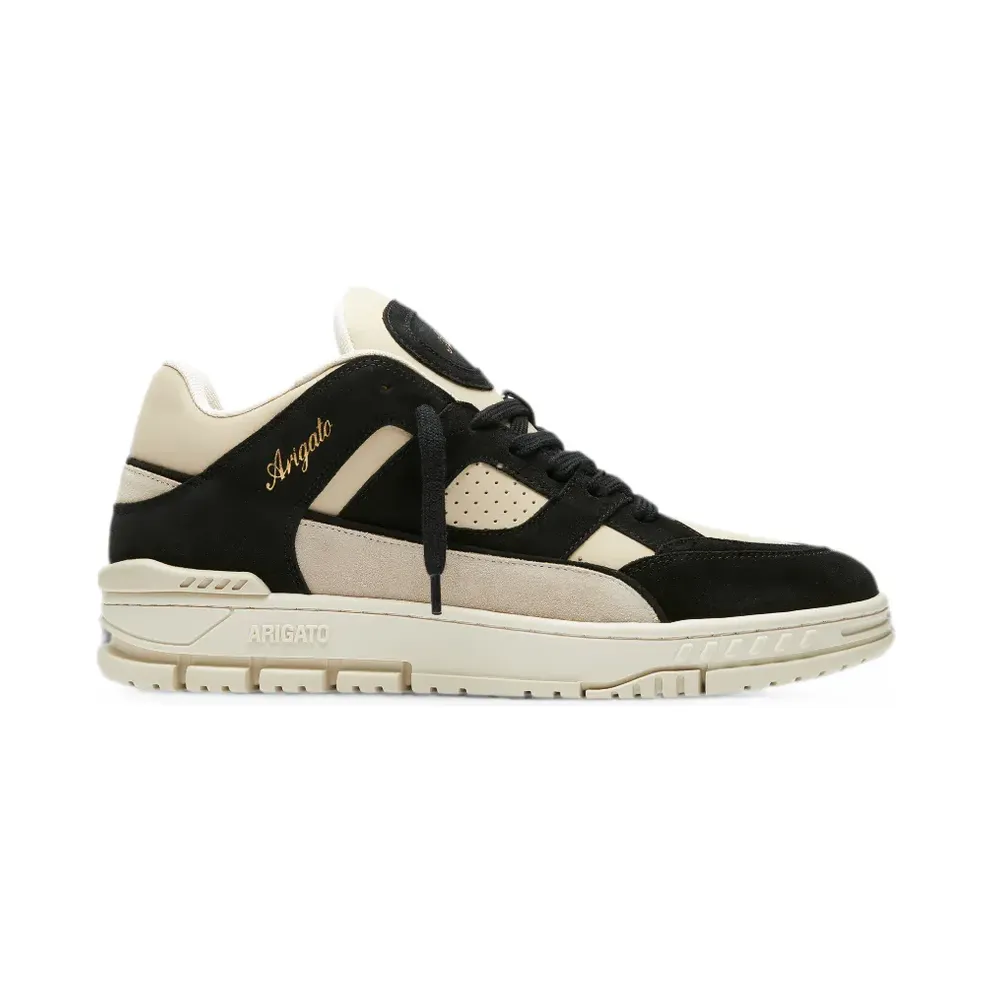 Axel Arigato Area Lo suède sneakers met vlakken – Schwarz (F4011003)
