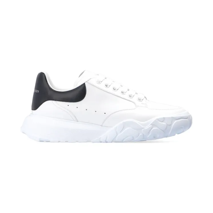 Alexander McQueen Oversized Court Trainer White Black (634619WIA999061)