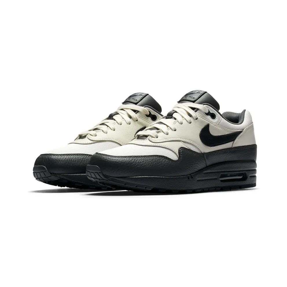 Nike Air Max 1 Premium PRM Sail/Dark Obsidian-Dark Grey (875844-100)
