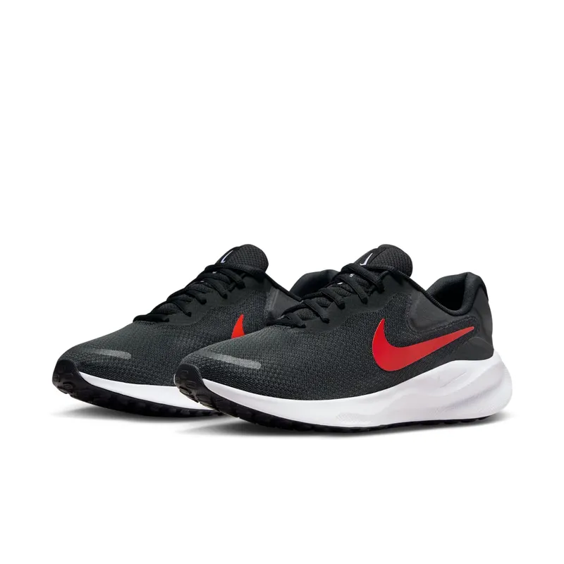 Nike Revolution 7 Black White University Red (FB2207-003)
