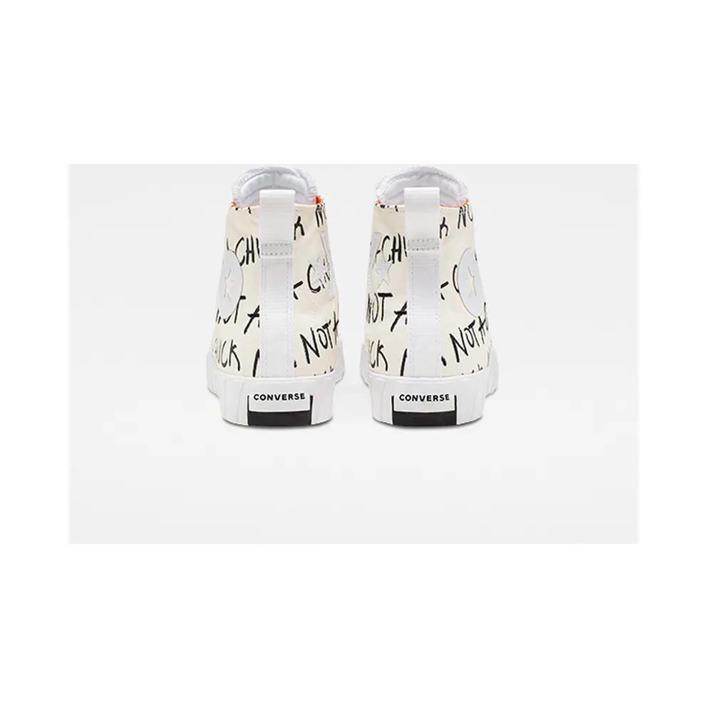 Converse Chuck Taylor All-Star 70s Hi Unt1tl3d “Not a Chuck” White Egret/White-Bold Mandarin (166503C)
