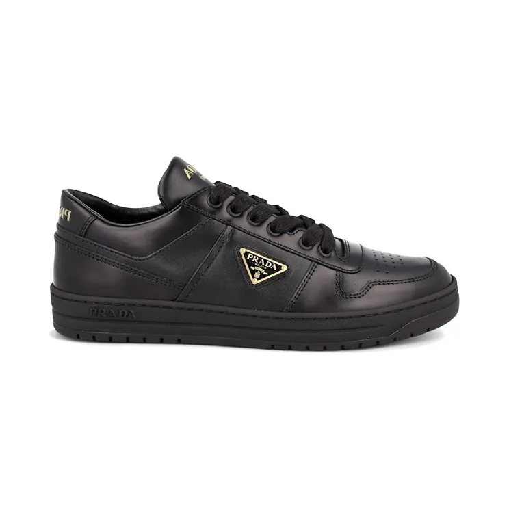 Prada Downtown Leather Low Top Sneakers Black (1E792M_3LPH_F0002)