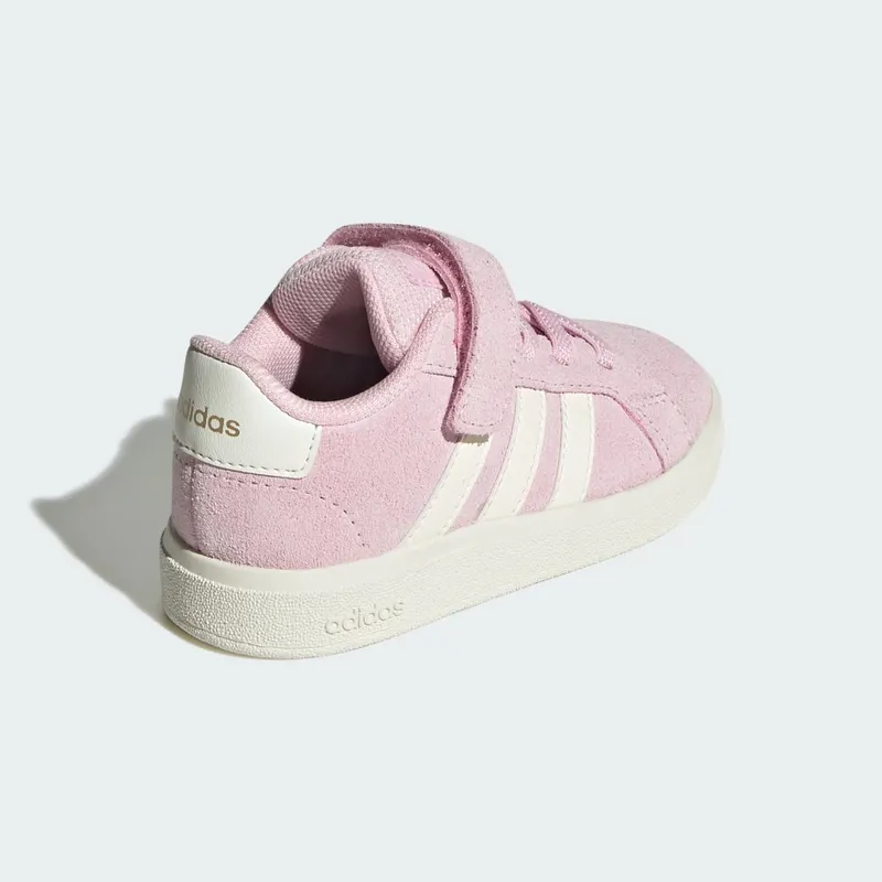 Adidas Grand Court 2.0 Sneakers Kids Clear Pink / Off White / Gold Metallic (JR0781)