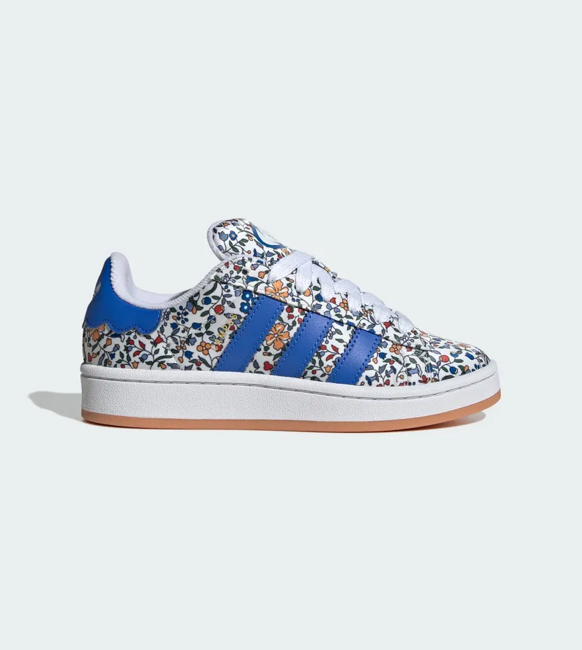 Adidas Campus 00s X Liberty London Kids Blue / Blue / Off White (JS3805)