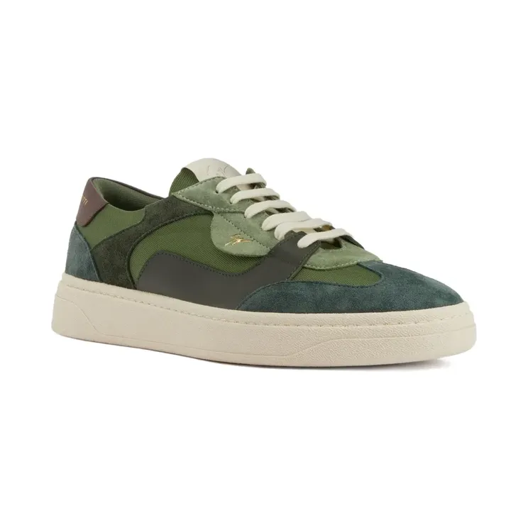 Giuseppe Zanotti GZ94 low-top met vlakken “Green” (RU50018004)