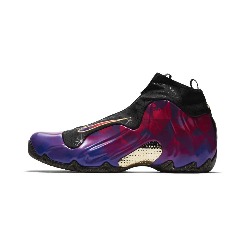 Nike Air Flightposite 1 Chinese New Year (2019) University Red/Black-Varsity Purple-Metallic Gold (BV6648-605)