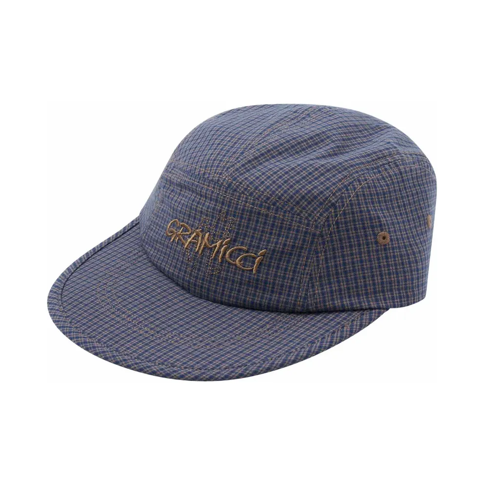Gramicci – Checkered Long Bill Cap – Mütze-Cap (G4FA-084-sierra-check-navy)