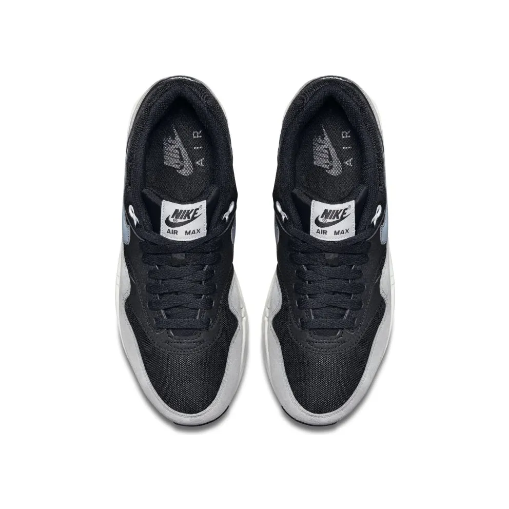 Nike Air Max1 Essential Black Dove Grey-Pure Platinum (W) Black/Dove Grey-Pure Platinum (599820-012)