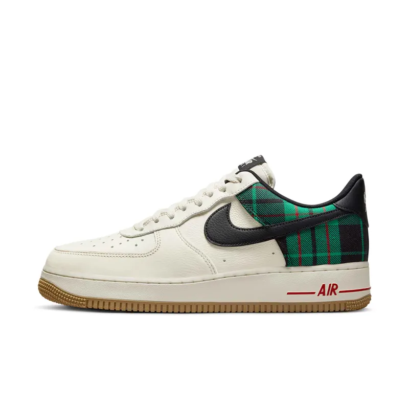 Nike Air Force 1 Low ’07 LX “Plaid Pale Ivory Stadium Green” (DV0791-100)