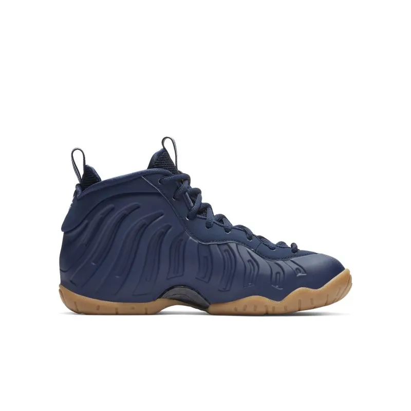 Nike Air Foamposite One Navy Gum (GS) Midnight Navy/Midnight Navy-Gum Light Brown-White (644791-405)