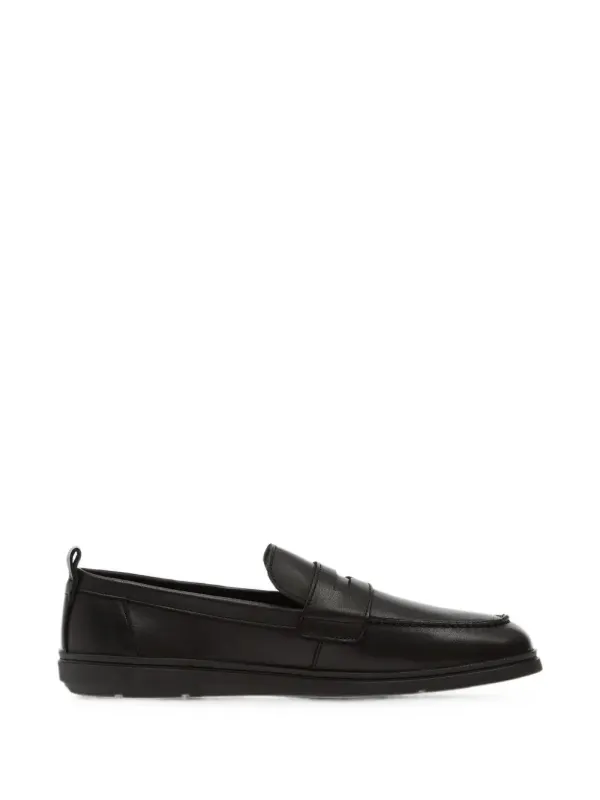GROUNDIES Leren slip-on low-top – Black (GND11027901)