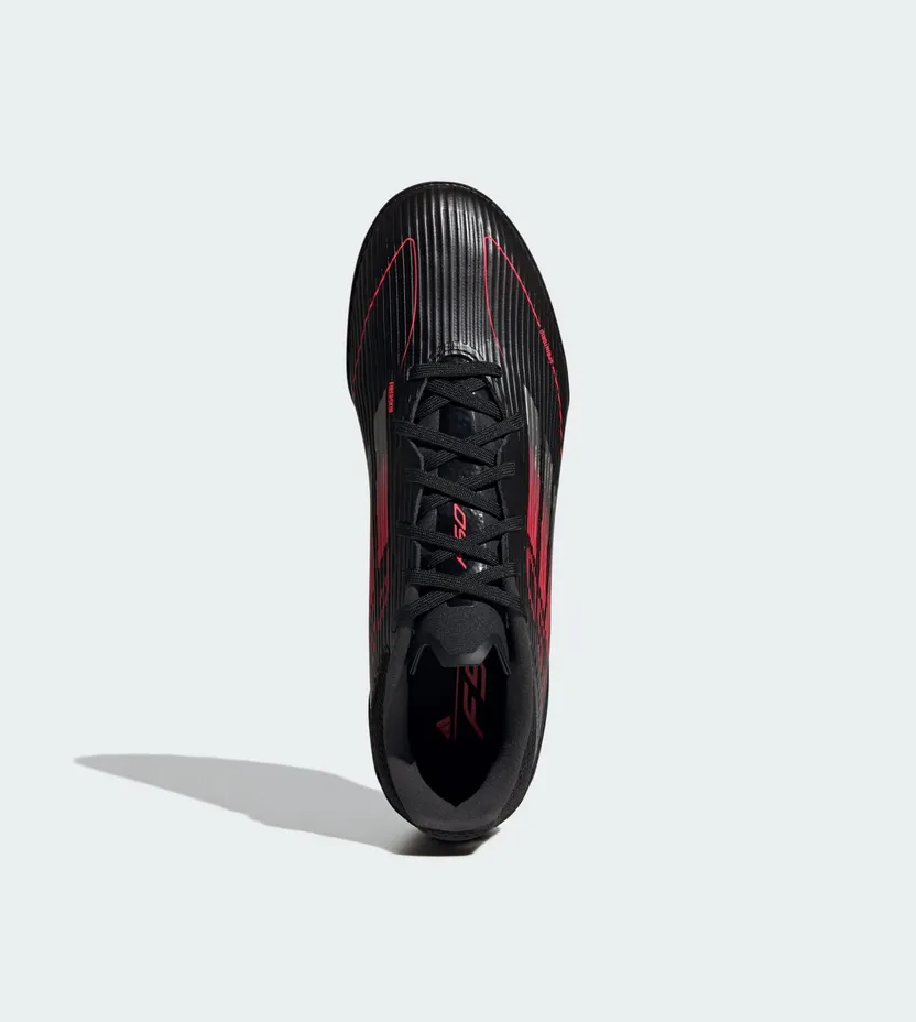 adidas F50 League Turf Core Black Iron Metallic Lucid Red (IE1232)