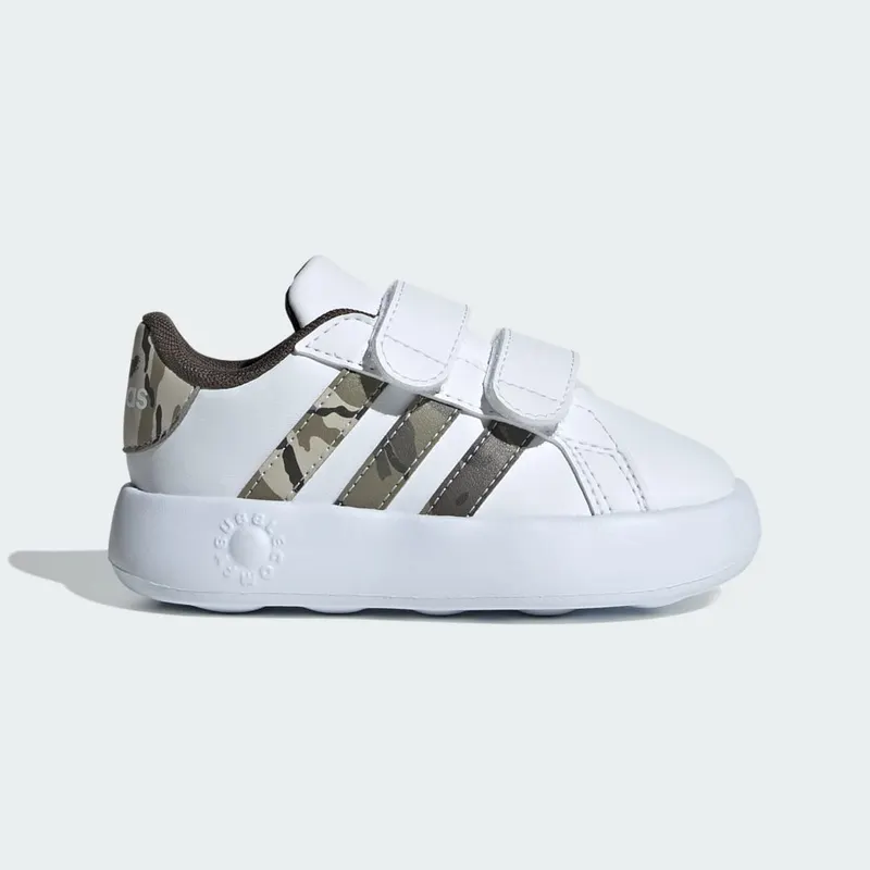 adidas Grand Court 2.0 Cloud White / Olive Strata / Putty Grey (IE2750)