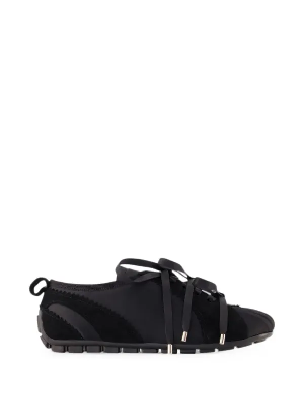 Simone Rocha Ballerina Grip aus Satin – Black (BPT4L07)