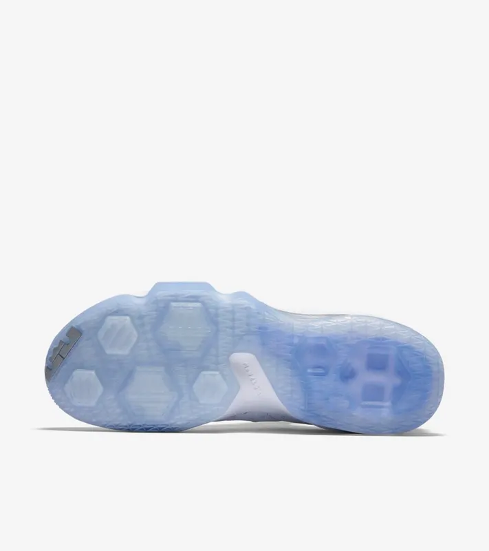 Nike LeBron 13 Low Metallic Silver White/Metallic Silver-Light Iron Ore (831925-100)