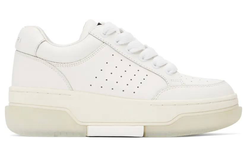 AMIRI White Stadium Low Sneakers (PS22WFS004-100)