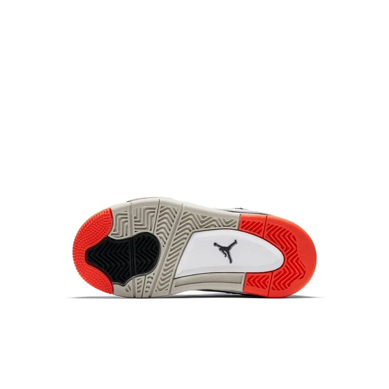 Jordan 4 Retro Flight Nostalgia (PS) White/Black-Bright Crimson-Pale Citron (BQ7669-116)