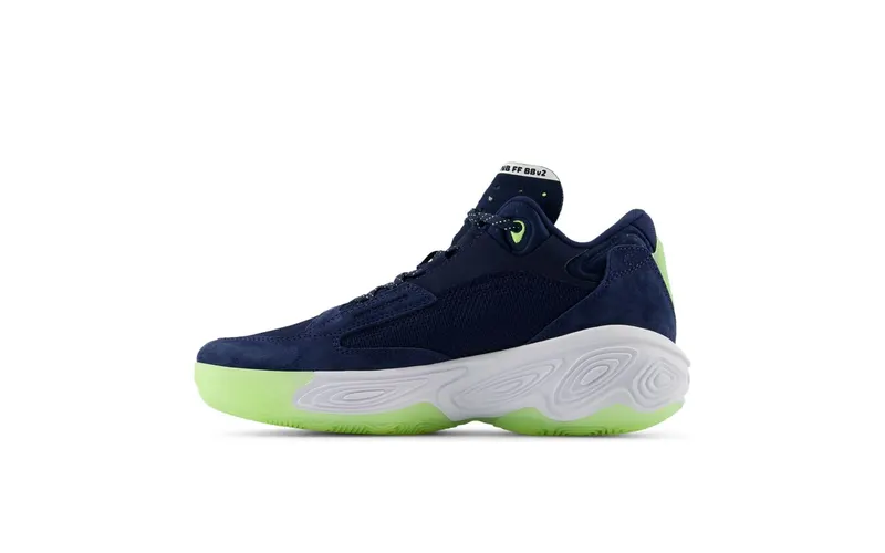 New Balance Fresh Foam BB v2 Navy Bleached Lime Glow (BBFRSHC2)