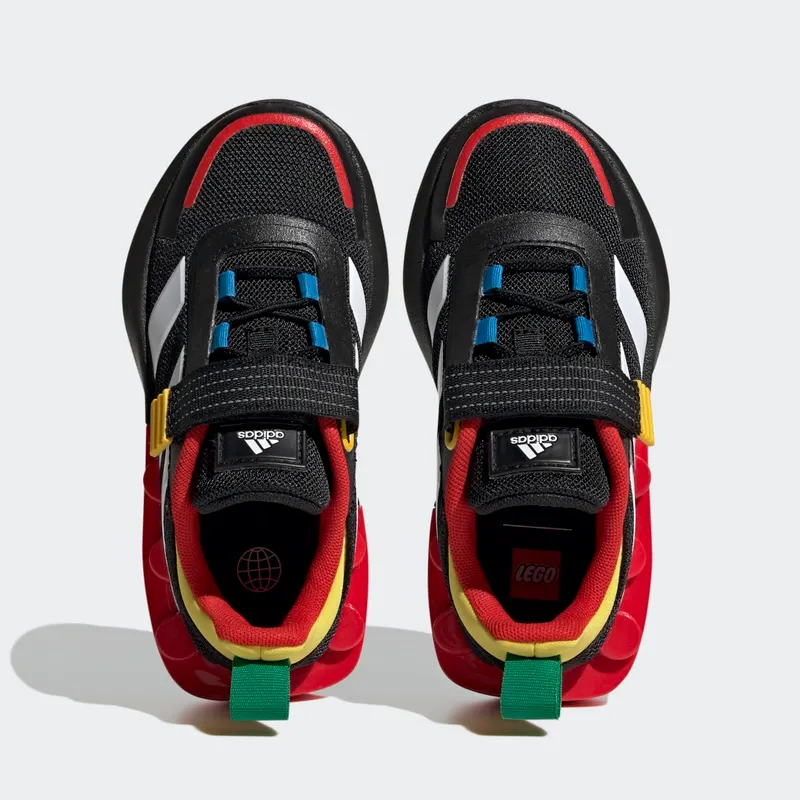 Adidas adidas x LEGO® Tech RNR Lifestyle Elastic Lace and Top Strap Core Black / Cloud White / Red (HP5877)