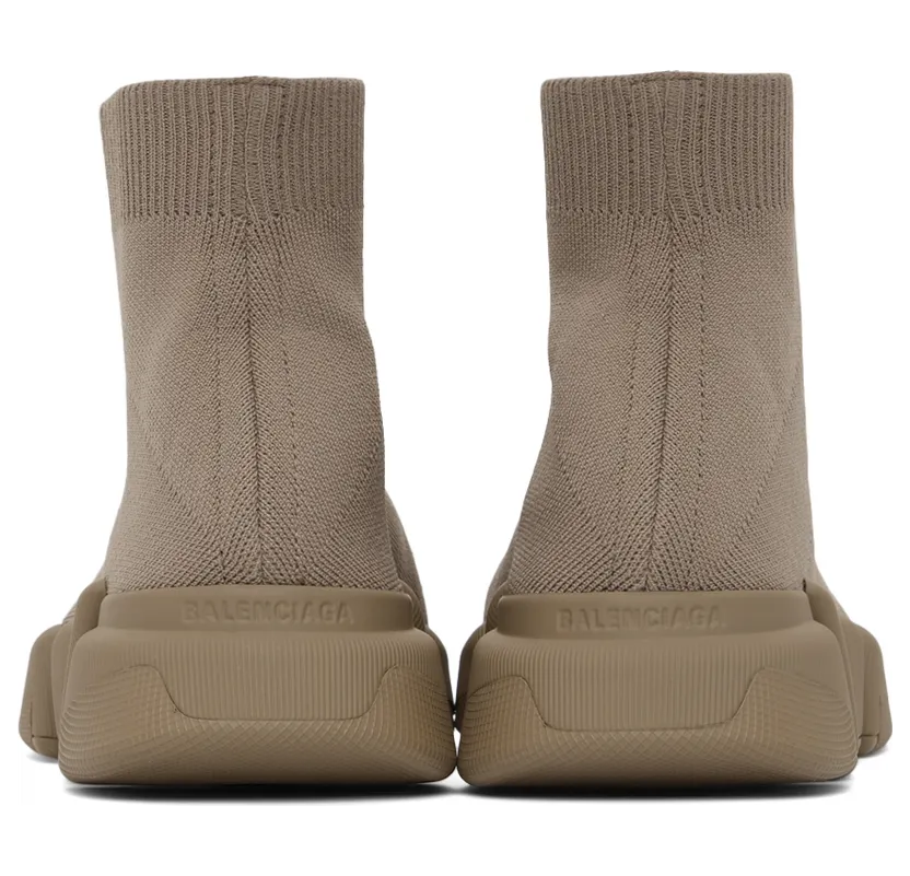 Balenciaga Taupe Speed 2.0 Sneakers (617239-W2DB1-9911) (4)