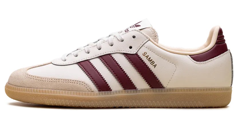 Adidas Samba OG GS “Wonder White Shadow Red” (JQ8554)