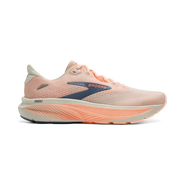 Brooks Ghost Star White / Cyber Peach / Grey (120482-1B-161)